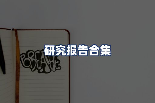 研究报告合集